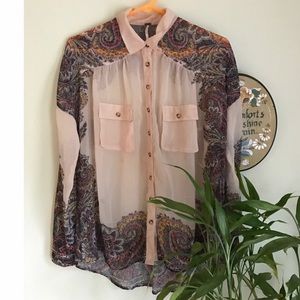 Free People Detailed Blouse